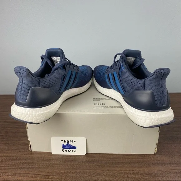 Adidas Ultraboost 1.0 Ultra Boost Shadow Navy Blue White HQ4203 Mens Size - Picture 5 of 10